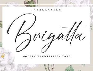 Brigatta font