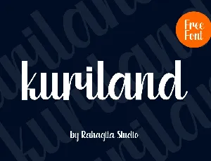 Kuriland Fancy font