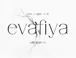 Evafiya font