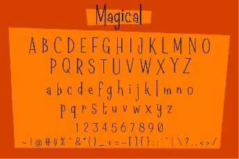 Magical Demo font