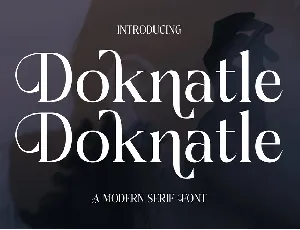 Doknatle font