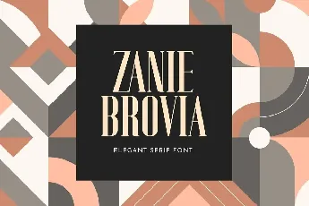 Zanie Brovia font