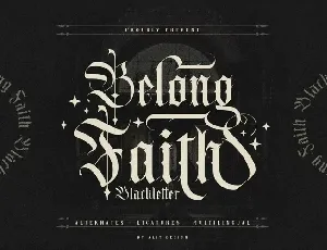 Belong Faith font