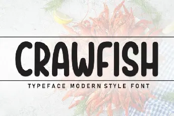 Crawfish Display font