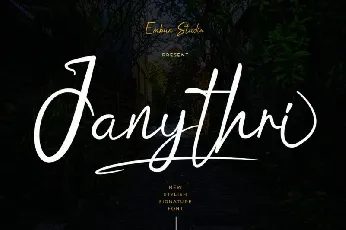 Janythri font