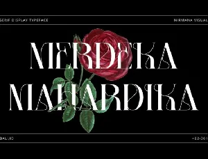 Merdeka Mahardika font