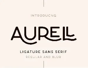 Aurell font