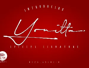 Yonitta Script Handwritten font