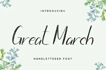 Great March Demo font