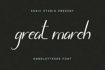 Great March Demo font