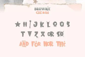 Brownie Cream Demo font