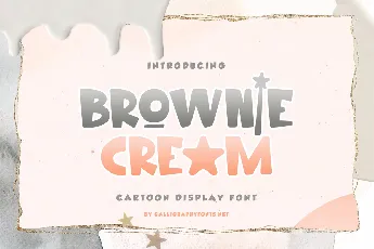 Brownie Cream Demo font