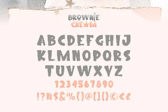 Brownie Cream Demo font