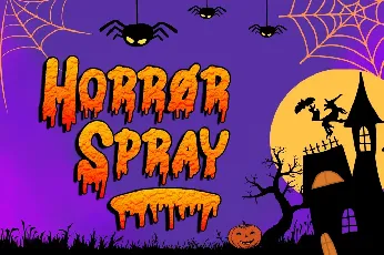 HORROR SPRAY DEMO font