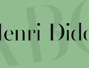 Henri Didot font