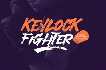 Keylock Fighter font