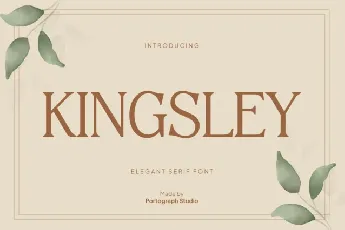 Kingsley font