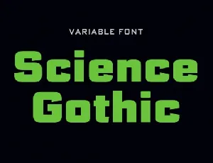 Science Gothic font