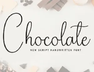 Chocolate Handwritten font