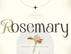 SS Rosemary font