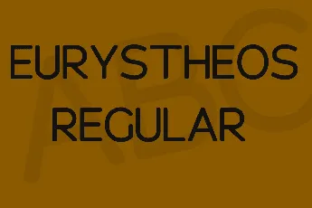 Eurystheos font