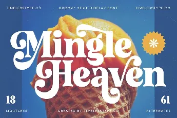 Mingle Heaven font