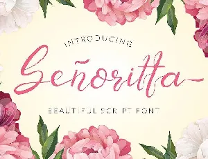 Senoritta Script font