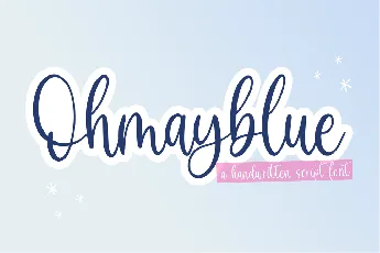 Ohmayblue font