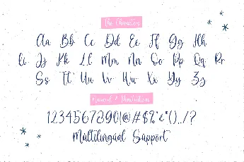 Ohmayblue font