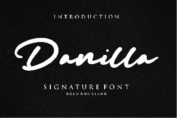 Danilla font