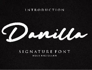 Danilla font