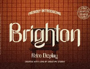 Brighton Typeface font