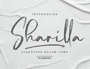 Sharilla font