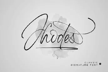 Jhodes font