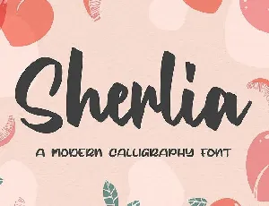 Sherlia Modern Calligraphy font