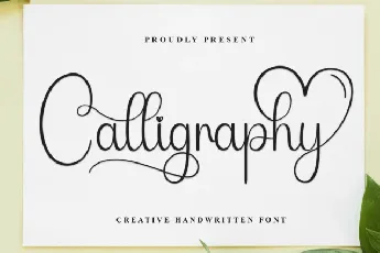 Calligraphy Script Typeface font