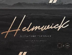 Helmwick font