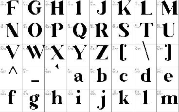 Galone font