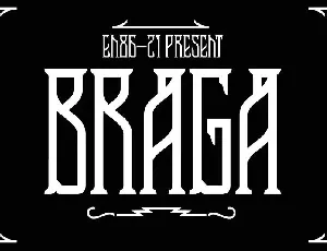 Braga Display font