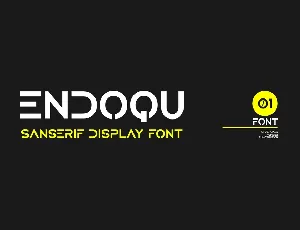 Endoqu font