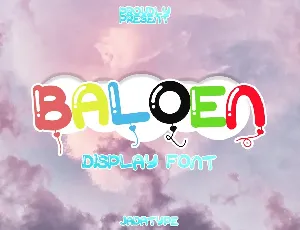 Baloen font