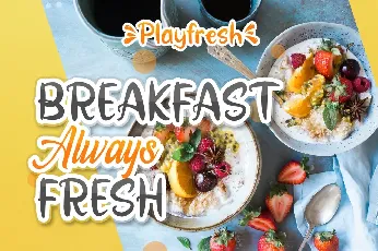 Playfresh font