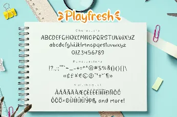 Playfresh font