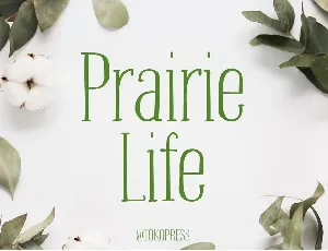 Prairie-Life font