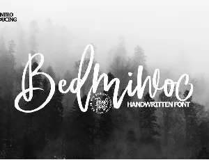 Bedmiwoc Brush font