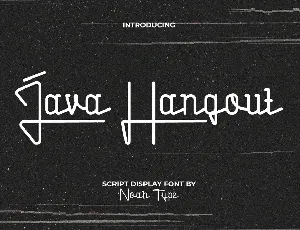 Java Hangout Demo font