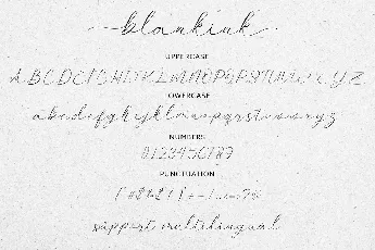 Blackink font