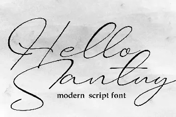 Hello Santuy font