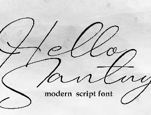 Hello Santuy font