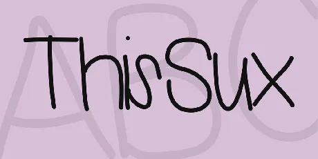 ThisSux font